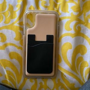 Cream/ peach colored iPhone XR case